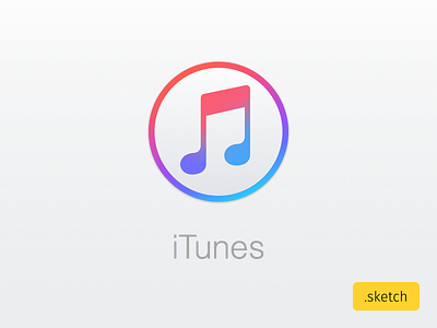 New iTunes 12.2 Icon apple applemusic icon itunes music sketch sketchapp
