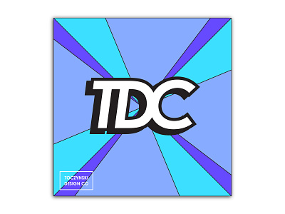 TDC branding design logo simple