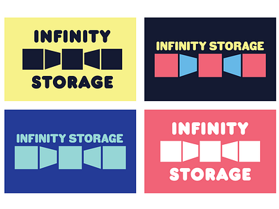 Infinity Storage branding logo logo design simple design