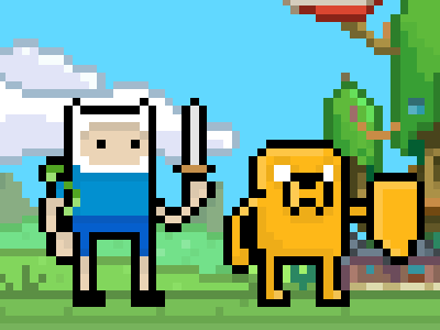 Adventure Time: The Game adventure time illustration pixel art