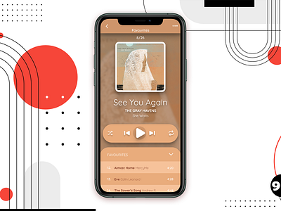 DUI #009 - Music Player app christian daily ui daily ui 009 design elegant graphic music music app player song sound ui ux