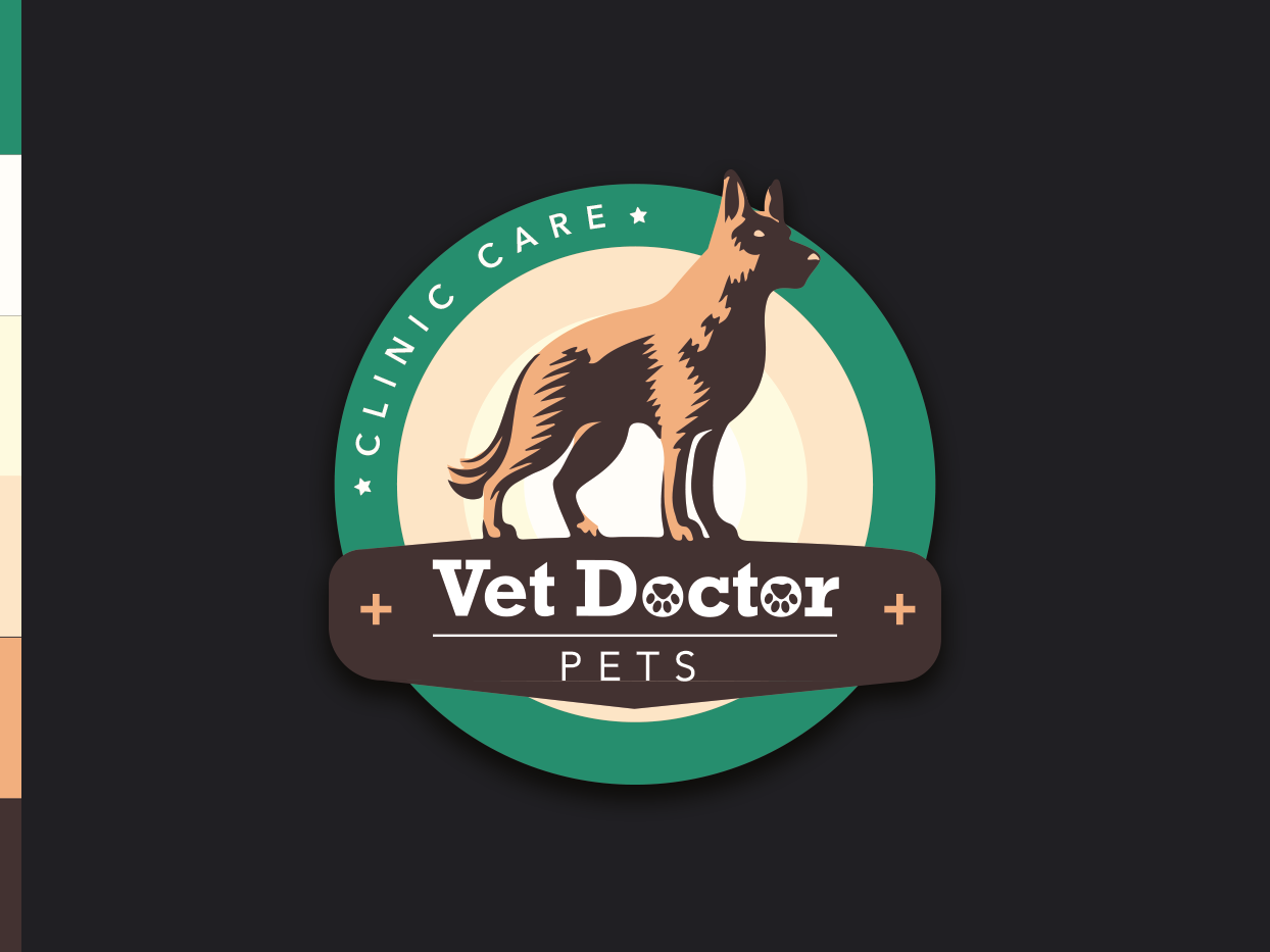 decalbazaar Vinyl Veterinary Doctor Logo Wall Glossy Vehicle Sticker, 6 x 5  Inches Red : Amazon.in: Home Improvement