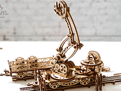 Ugears Rail Manipulator Mechanical Town Series 1 3dmechacnicalmodels educationalgames educationaltoys games gears gifts mechanicaltoys onlinegiftshopping onlinegiftstore puzzlekits puzzles toys ugears ugearsmodels uniquegifts