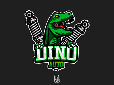 Dino Auto Esport Logo dino esport esports logo