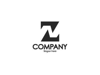 ZN logo initial letter n letter z logo minimalist logo