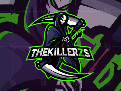 THEKILLERZS ESPORT LOGO esport gaming grimreaper killer skull