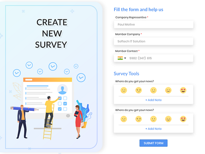 Create New Survey Form Design