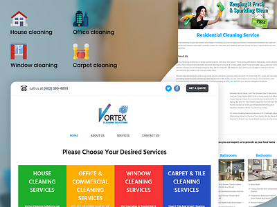 Cleaning Solution design designing illustration uiux web design web development wordpress