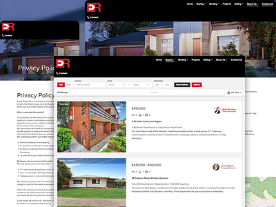 Real Estate design development uiux wordpress