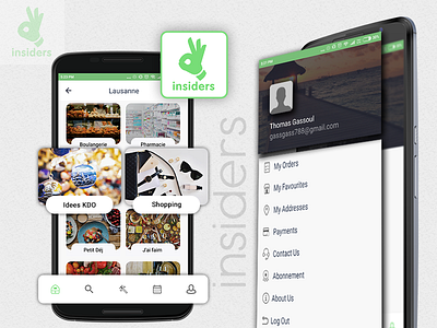 Insiders android android app design design development uiux