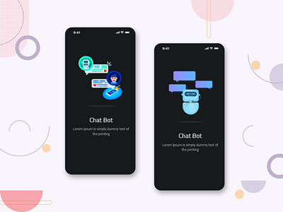 Chatbot Design android app chatbot chatting design development ios messanger