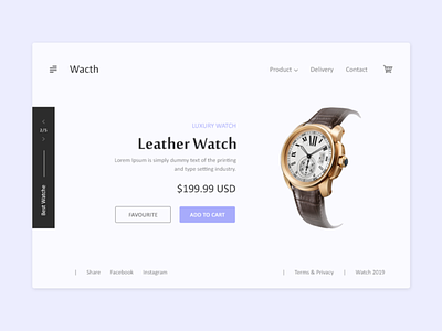 Product || E-commerce site || Design