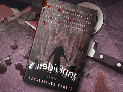 Zombieland Book Cover artwork book bookcoverpage bookdesign cover art coverpage designing horror reading trend