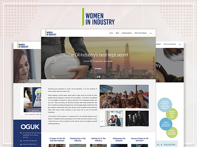 Women in Industry - Website Design design art designing industry oil and gas themes website women women in tech wordpress wordpress development
