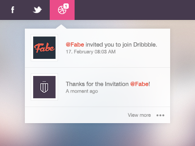 Thank you Fabe! conversation debut flat interface invitation media pop social thank thanks up you