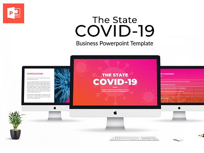 The State COVID-19 PowerPoint business clean corporate covid 19 creative extended keynote market marketing office powerpoint ppt pptx presentation presentations simple standard trending vertical white