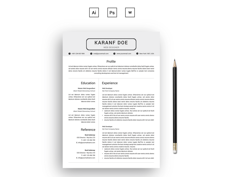 unique resume templates for mac