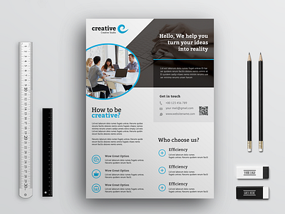 Creative Corporate Flyer Corporate Identity Template corporate corporate flyer customisable design flyer magazine modern photoshop product template