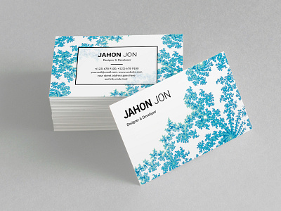 Jahon Jon Designer Business Card business business card corporate business card creative creative business card photography