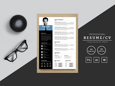 Kerluse John Designer Developer Resume Template