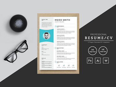 Msied Smith Designer/Developer Resume Template bankers resume clean resume creative resume cv doctors resume infographic resume job seekers manager cv template modern resume professional resume resume resume mac pages student resume word resume