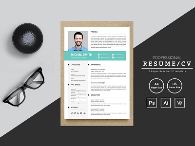 Michal Smith Designer & Developer Resume Template