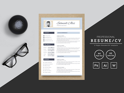 Selmiailt Alex Modern Resume Template