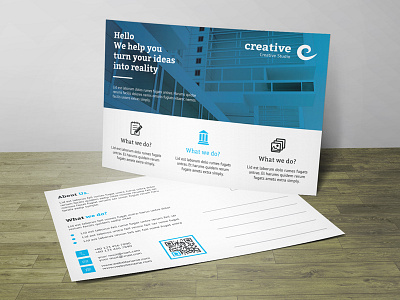 Corporate Post Card Corporate Identity Template