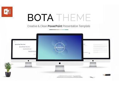 Bota Presentation PowerPoint Template business clean corporate creative extended grey keynote market marketing minimal modern office powerpoint ppt pptx presentation simple standard template white