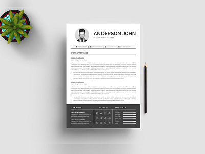 Anderson John Resume Template