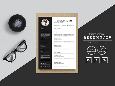 Micksied John Resume Template bankers resume clean resume creative resume cv doctors resume infographic resume job seekers manager cv template modern resume professional resume resume resume mac pages student resume word resume