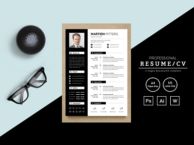 Martien Pitters Resume Template bankers resume clean resume creative resume cv doctors resume infographic resume job seekers manager cv template modern resume professional resume resume resume mac pages student resume word resume