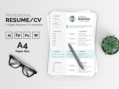 Smith Martine Resume Template