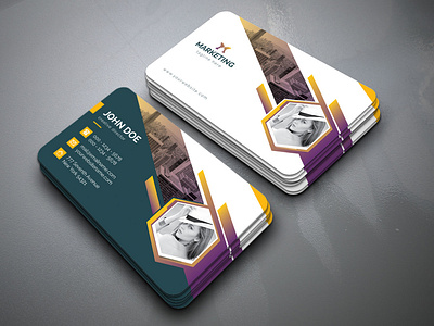 Circle Marketing Personal Business Card