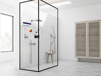 Shower Augmented Reality augmented reality shower smart home ui ux voice design voice interface