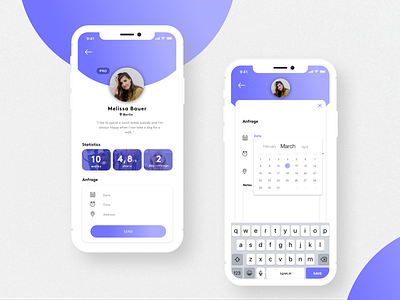 Daily UI Challenge #05 Profil 005 profil animation app app animation app concept app designer appdesign daily ui challenge dailyui design flat minimal principle profil settings sketch ui user interface ux