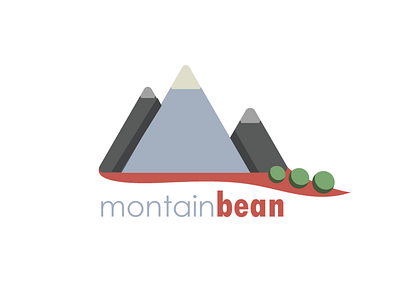 Montainbean app art blue brand branding design flat graphism icon identity illustration illustrator lettering logo minimal sketch type typography ui vector