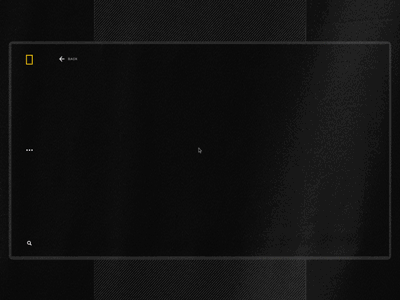 National Geographic animal animation black interaction minimal motion ui ux web