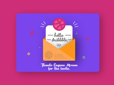 Dribbble Invite dribbble invitation invite thanks