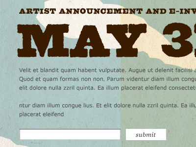 Teaser brown design layout typography web