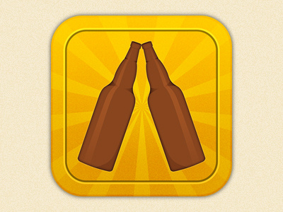 New Untappd Icon beer bottles icon