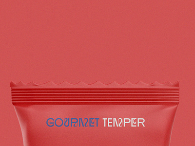 Goumet Temper cheese brand alternative branding design letters logo type typo typography