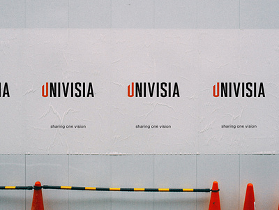 Univisia branding design identity logo type typo typography