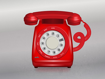 Vintage Phone Vector graphic design illustration illustrator vector