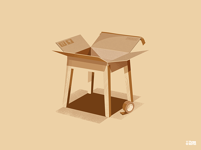 Stool digital art freelance illustration illustrator stool