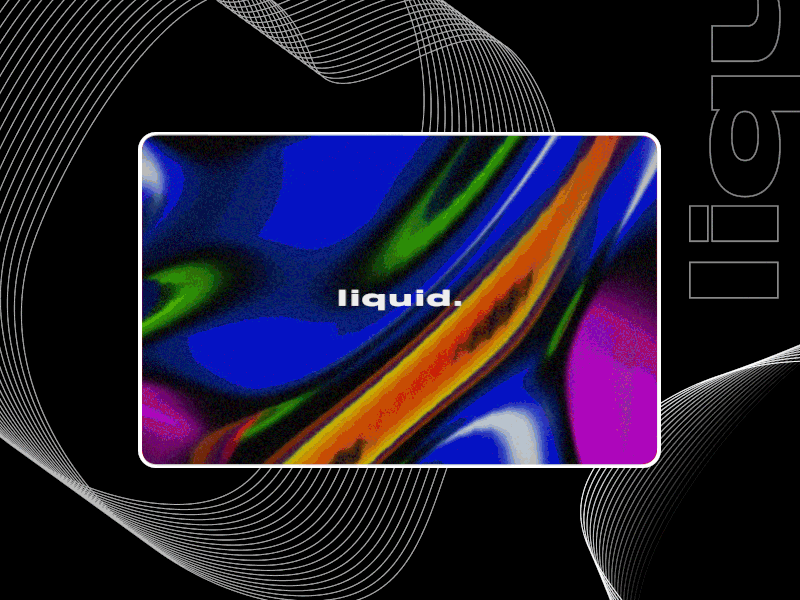 Liquid 👽 animation brutalism cinema4d design gif liquid motion pattern ui ux webdesign