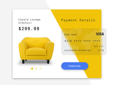 Credit Card Checkout armchair dailyui dailyui 002 design figma payment ui ux webdesign