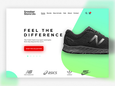 Sneaker Store Main Page