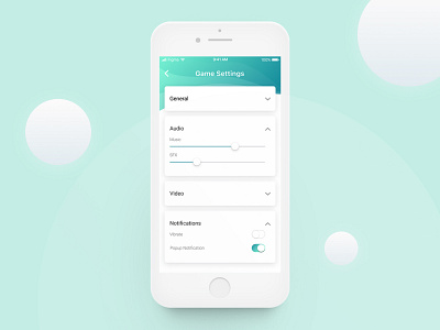 Settings Menu UI app dailyui dailyui 007 design figma mobile settings switch ui ux webdesign