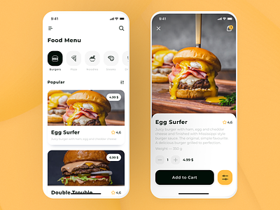 Food Delivery App app delivery design food ios mobile ui ux